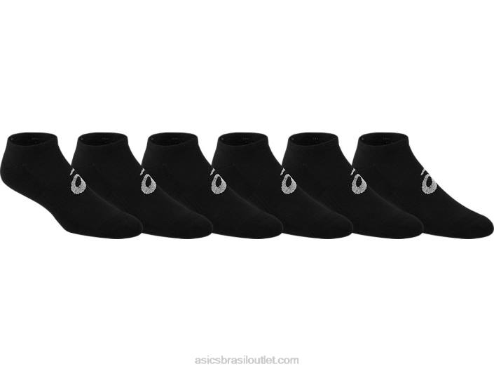 invasão não comparência (pacote de 6) 462T582 desempenho preto Asics