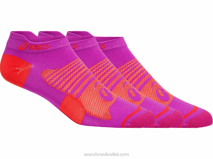lyte feminino mais 3pk 462T2975 orquídea/alerta vermelho Asics
