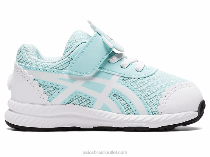 conte 7 tamanho infantil 462T4470 azul claro/branco Asics