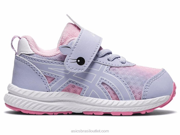 conte 7 tamanho infantil 462T4547 lilás opala/branco Asics