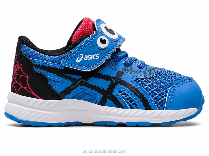 conte 8 pátio de escola de tamanho infantil 462T4407 costa azul/preta Asics