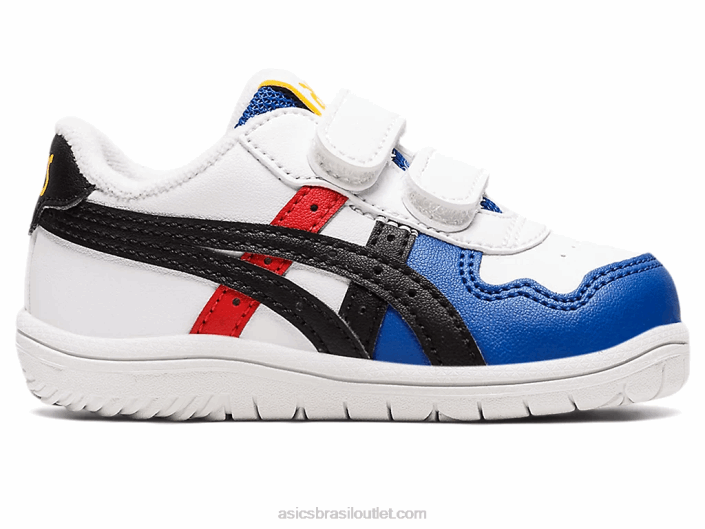 tamanho infantil do japão 462T4428 Branco preto Asics