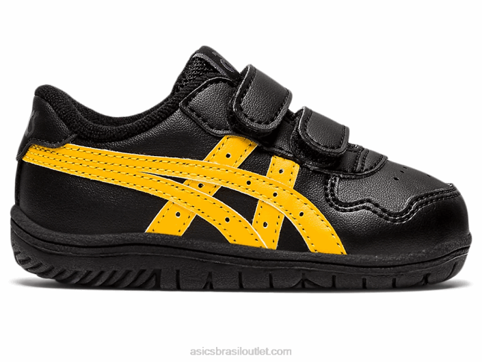 tamanho infantil do japão 462T4449 preto/amarelo tigre Asics