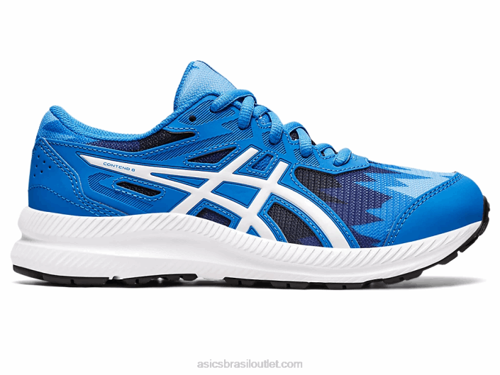 competir escola 8 série 462T4345 azul elétrico/branco Asics