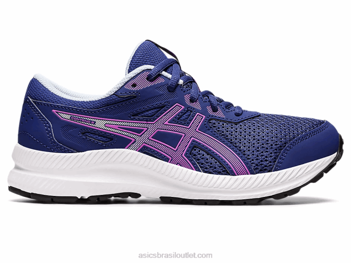competir escola 8 série 462T4399 mergulho azul/orquídea Asics