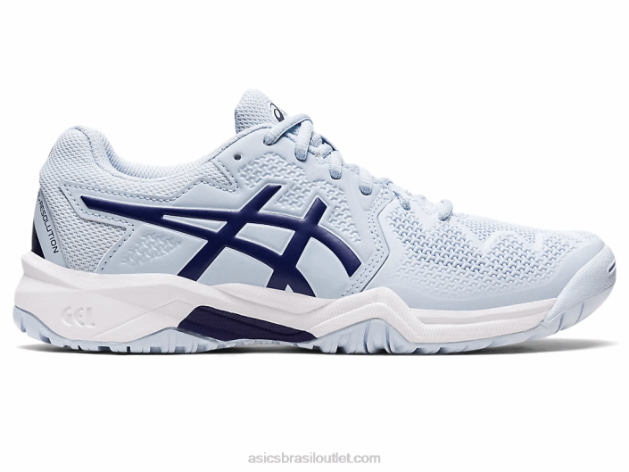 escola de 8ª série com resolução de gel 462T4441 céu suave/mergulho azul Asics