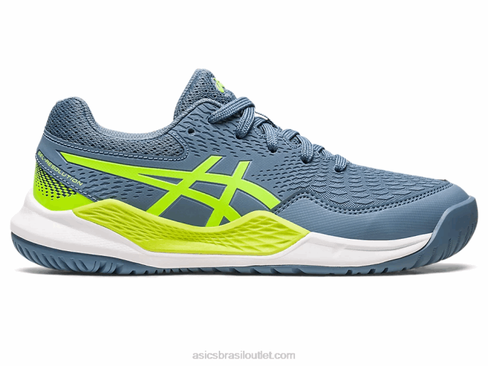 escola de 9º ano com resolução de gel 462T4219 azul aço/verde perigoso Asics