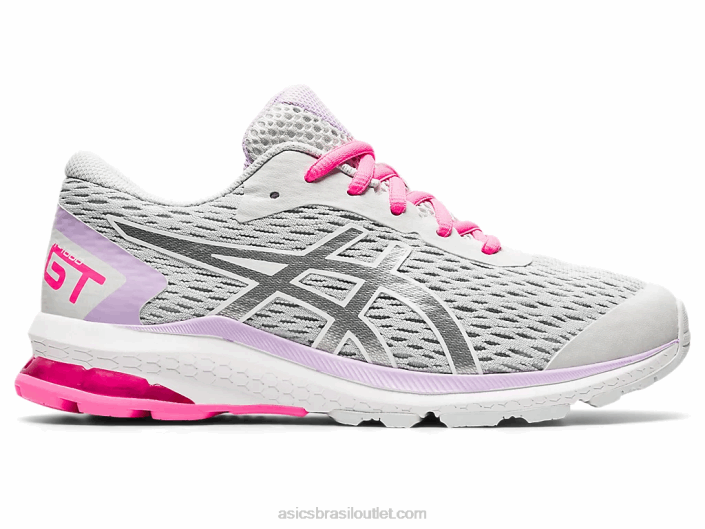 escola gt-1000 9ª série 462T4563 cinza glaciar/prata pura Asics