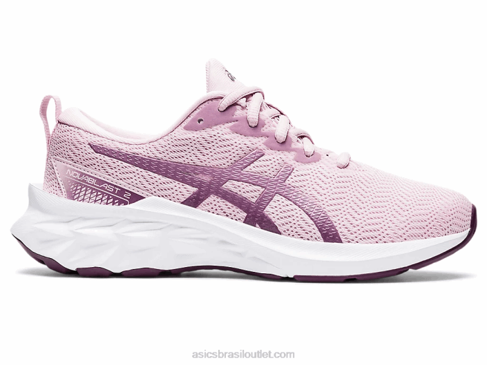 escola novablast 2 série 462T4343 quase rosa/prata pura Asics
