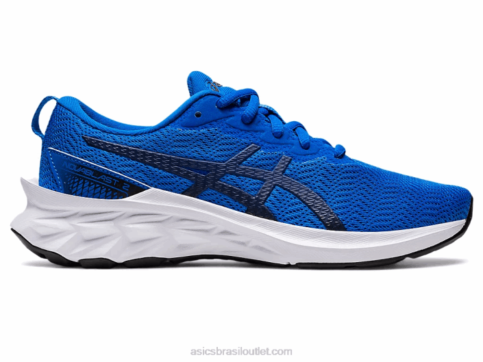 escola novablast 2 série 462T4433 azul elétrico/oceano profundo Asics