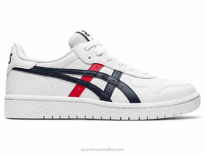 escola primária do japão 462T4560 branco/vermelho clássico Asics
