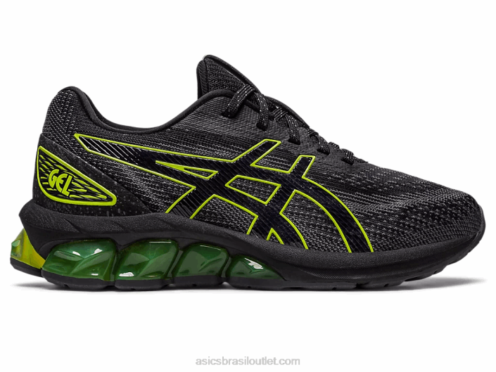 escola primária gel-quantum 180 vii 462T4300 preto/neon lima Asics