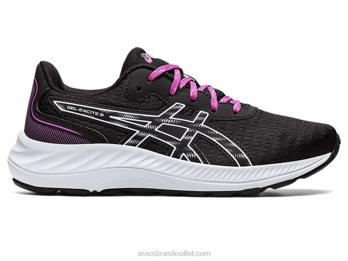 gel-excite 9ª série 462T4380 céu preto/suave Asics