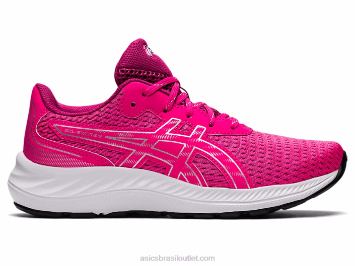 gel-excite 9ª série 462T4459 rosa glo/prata pura Asics