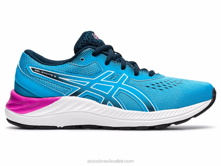 gel-excite escola de 8ª série 462T4528 água digital/branco Asics