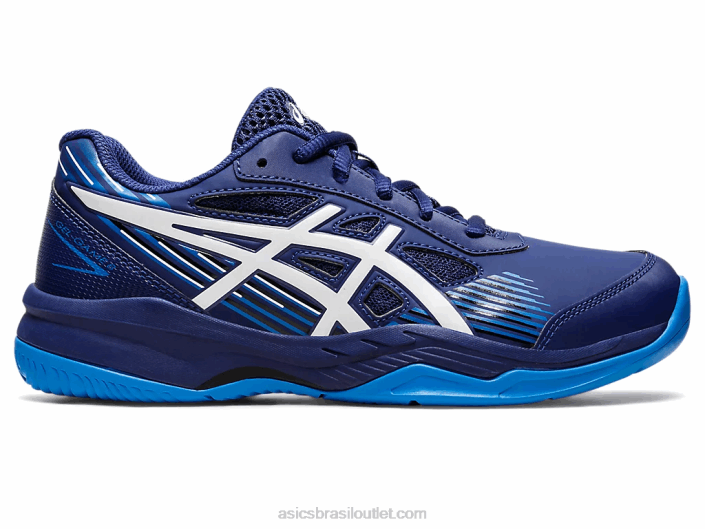 gel-jogo escola 8 série 462T4435 mergulho azul/branco Asics