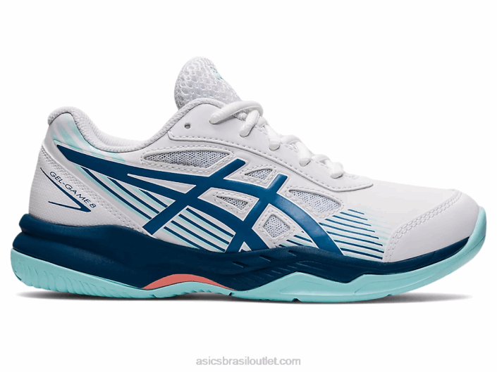 gel-jogo escola 8 série 462T4492 branco/índigo claro Asics