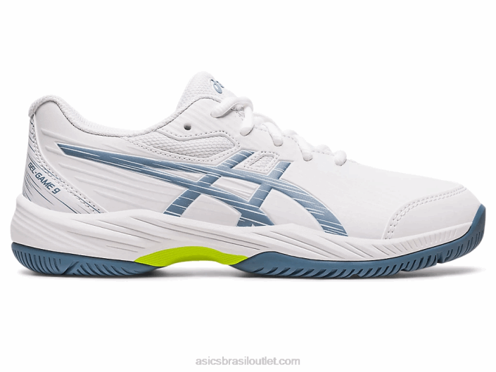 gel-jogo escola 9 série 462T4267 branco/azul aço Asics