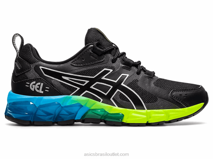 gel-quantum 180 6ª série 462T4315 preto/azul aizuri Asics