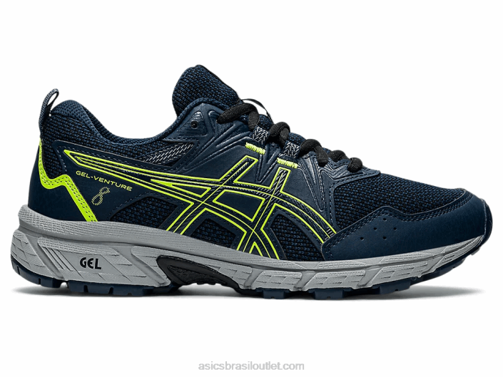 gel-venture 8ª série 462T4505 azul francês/verde perigoso Asics