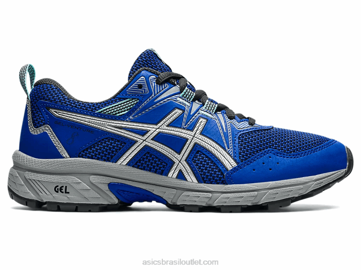 gel-venture 8ª série 462T4509 lápis-lazúli azul/prata pura Asics