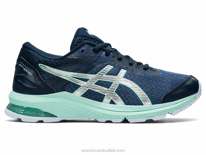 gt-1000 10ª série 462T4434 trovão azul/prata pura Asics