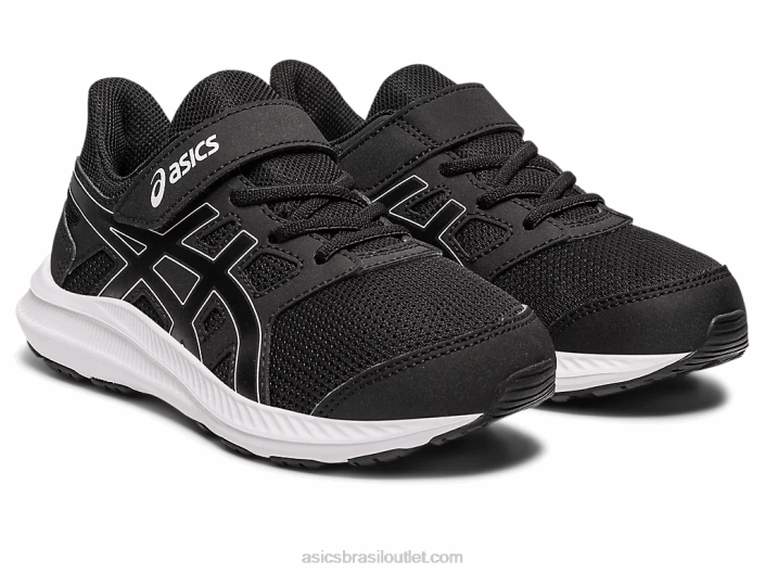 jolt 4 pré-escola 462T4262 Preto branco Asics