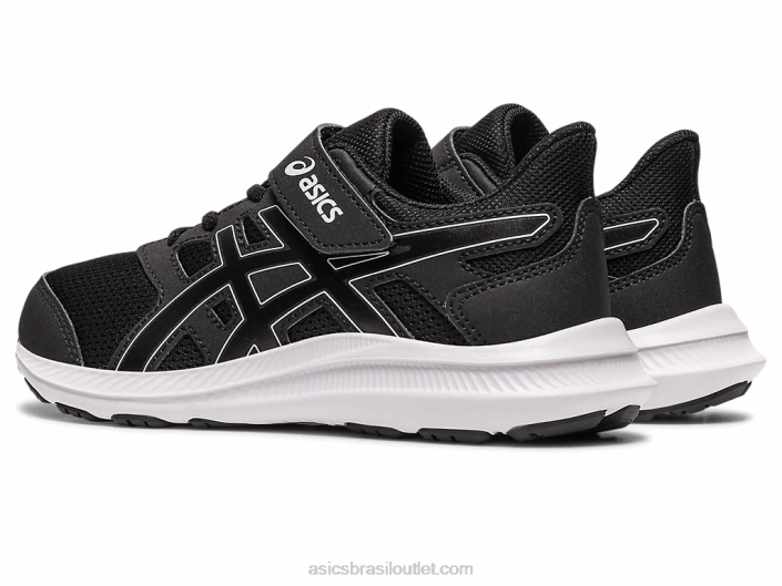jolt 4 pré-escola 462T4262 Preto branco Asics
