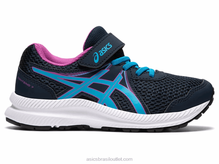 conte 7 pré-escola 462T4549 azul francês/água digital Asics