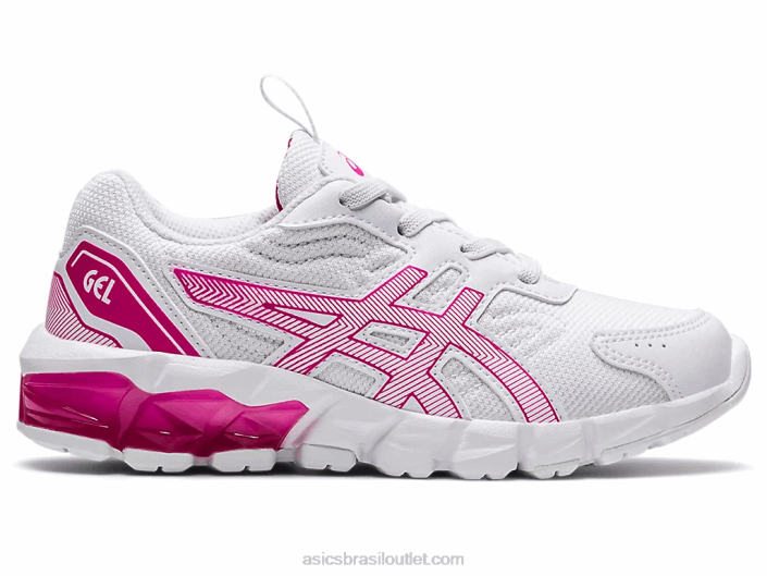 gel-quantum 90 3 pré-escolar 462T4514 rave branco/rosa Asics