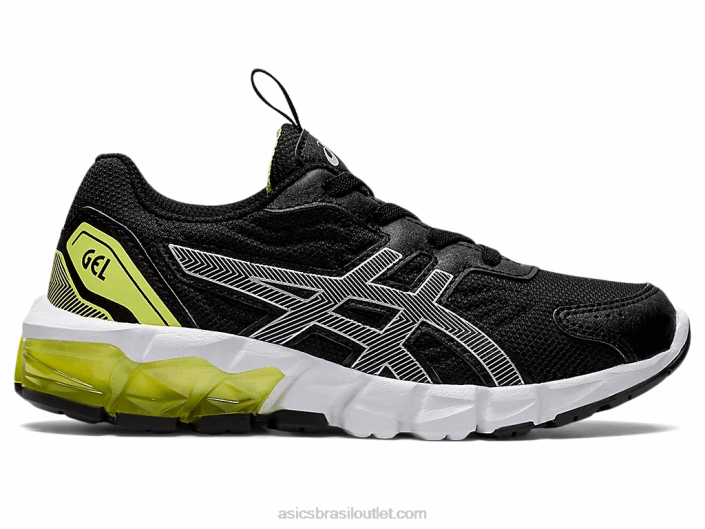 gel-quantum 90 3 pré-escolar 462T4526 preto/prata pura Asics