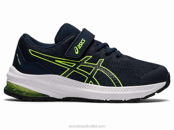 gt-1000 11 pré-escola 462T4457 azul francês/verde perigoso Asics