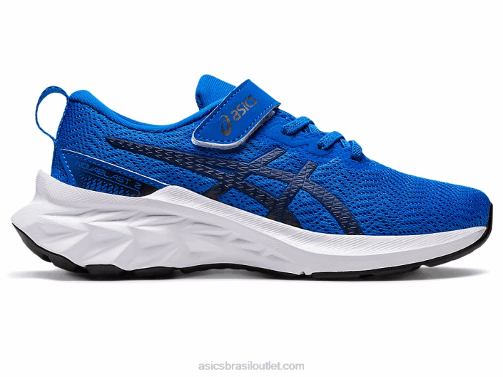 pré-escola novablast 2 462T4392 azul elétrico/oceano profundo Asics