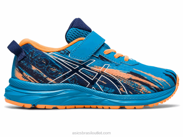 pré noosa tri 13 pré escola 462T4263 ilha azul/branca Asics