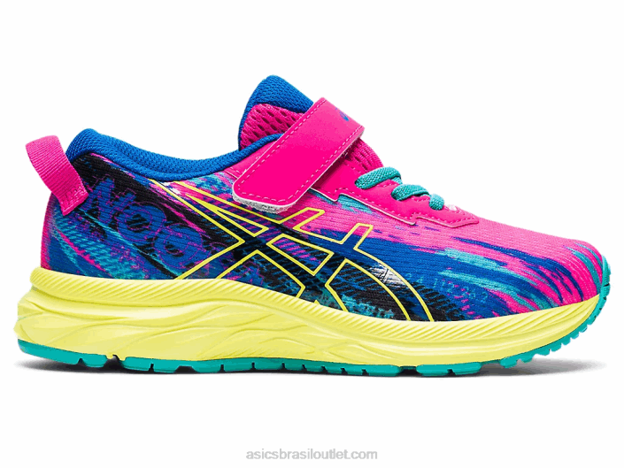 pré noosa tri 13 pré escola 462T4416 rosa glo/sour yuzu Asics