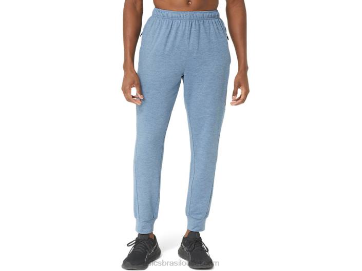 calça tecnológica masculina 2.0 462T36 aço azul spacedye Asics