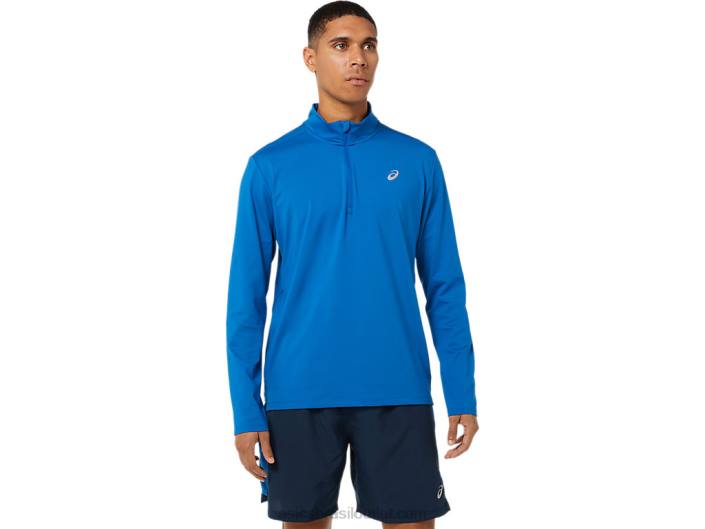 conjunto pronto de homem com meio fecho de correr 462T1526 lago drive/hazard green Asics