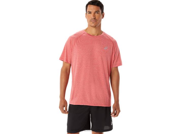 manga curta lyte pronto para homem 462T1410 urze vermelha clássica Asics