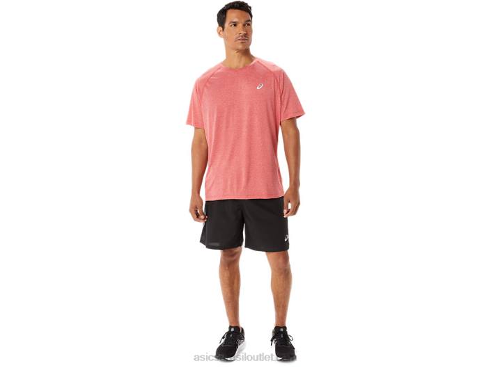 manga curta lyte pronto para homem 462T1410 urze vermelha clássica Asics