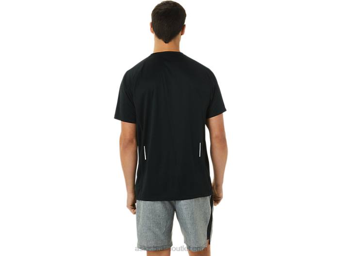 manga curta lyte pronto para homem 462T1417 desempenho preto Asics