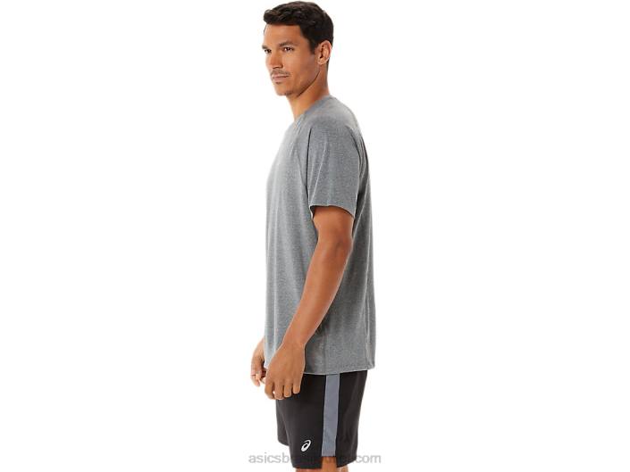 manga curta lyte pronto para homem 462T1418 urze cinza escuro Asics