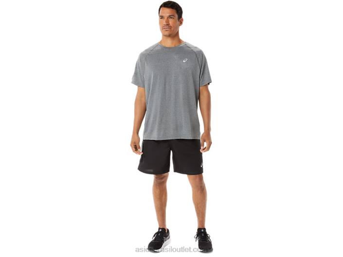 manga curta lyte pronto para homem 462T1418 urze cinza escuro Asics