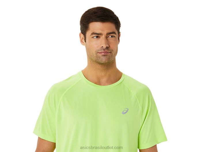 manga curta lyte pronto para homem 462T1453 perigo urze verde Asics