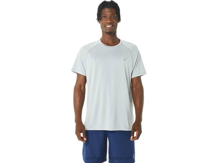 manga curta lyte pronto para homem 462T226 urze cinza claro Asics