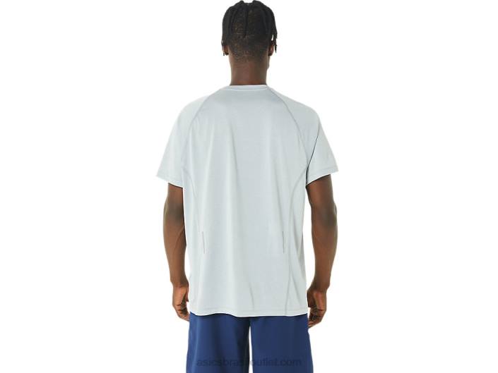 manga curta lyte pronto para homem 462T226 urze cinza claro Asics