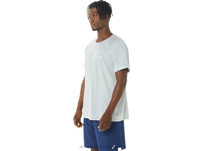 manga curta lyte pronto para homem 462T226 urze cinza claro Asics
