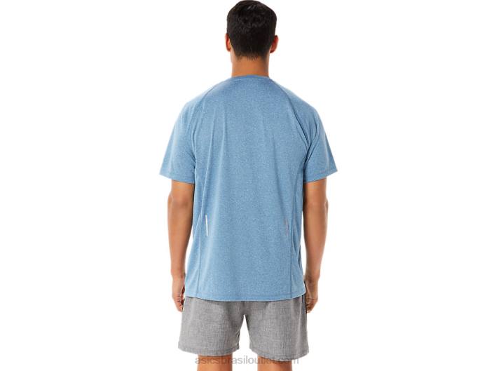 manga curta lyte pronto para homem 462T928 urze azul Asics