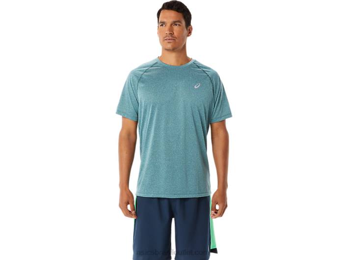 manga curta lyte pronto para homem 462T944 urze de pinheiro de veludo Asics