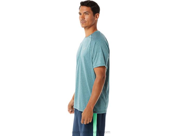 manga curta lyte pronto para homem 462T944 urze de pinheiro de veludo Asics