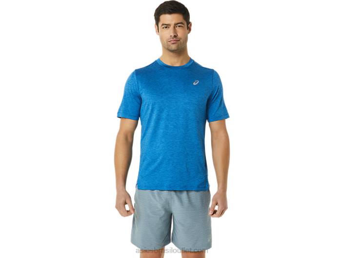 manga curta pr lyte masculina 462T1365 urze do passeio do lago Asics
